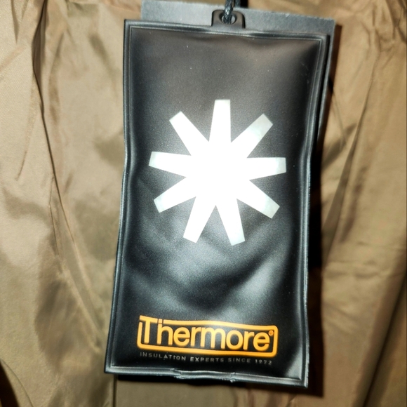 NWT RAINS Puffer Jacket 15060 Wood Brown Waterproof Thermore Insullated XXL Men - Picture 9 of 11